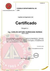 CERTIFICADO MODELADOR DE PROYECTO BIM - CIP